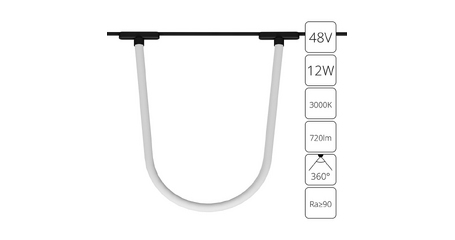 Трековый магнитный светильник Arte Lamp Rapid A1167PL-1BK