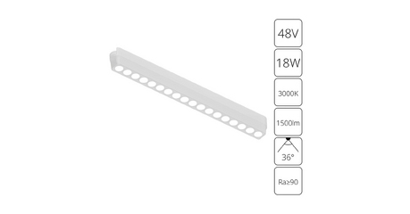 Трековый магнитный светильник Arte Lamp Rapid A1169PL-1WH