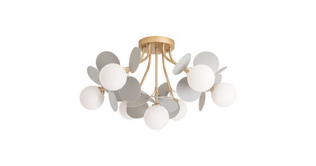 Потолочная люстра Arte Lamp Peacock A1369PL-7GY