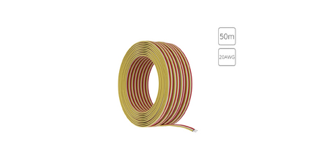 Провод 3-жильный для светодиодной ленты MIX 50м, 20AWG Arte lamp Strip-Accessories A20-3W