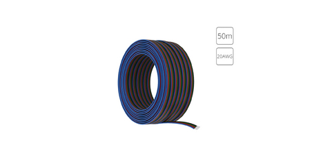 Провод 4-жильный для светодиодной ленты RGB 50м, 20AWG Arte lamp Strip-Accessories A20-4W