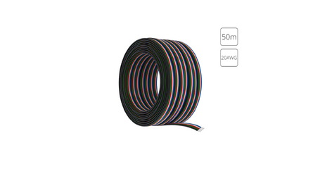 Провод 5-жильный для светодиодной ленты RGBW 50м, 20AWG Arte lamp Strip-Accessories A20-5W