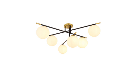 Потолочная люстра Arte Lamp Alcor A2224PL-6BK