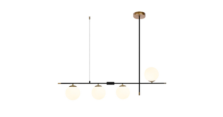 Люстра на штанге Arte Lamp Arkab A2225SP-4BK