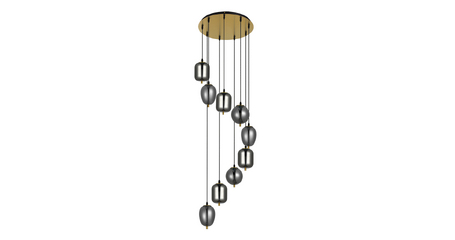 Каскадная люстра Arte Lamp Freddie A2231SP-9PB