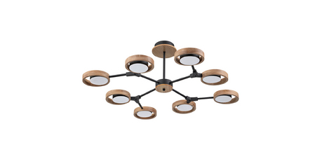 Люстра на штанге Arte Lamp Signora A2454PL-8BK