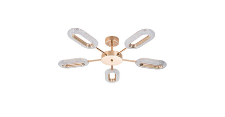 Потолочная люстра Arte Lamp Ovale A2489PL-5GO