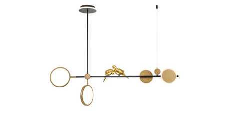 Люстра на штанге Arte Lamp Toliman A2613SP-4BK