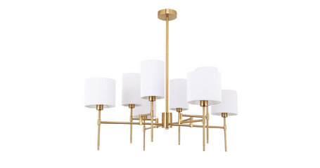 Люстра на штанге Arte lamp Debora A4108LM-8PB