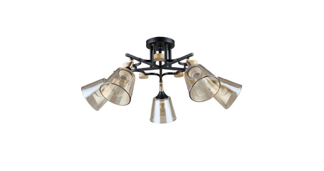 Потолочная люстра Arte Lamp Glassy A5078PL-5BK
