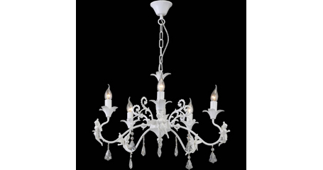 Подвесная люстра Arte Lamp Angelina A5349LM-5WH