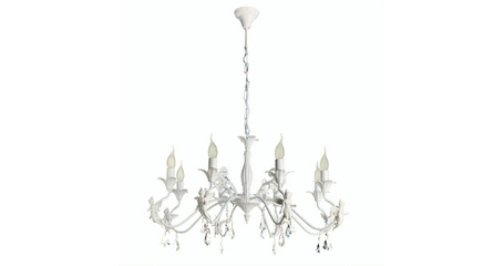 Подвесная люстра Arte Lamp Angelina A5349LM-8WH