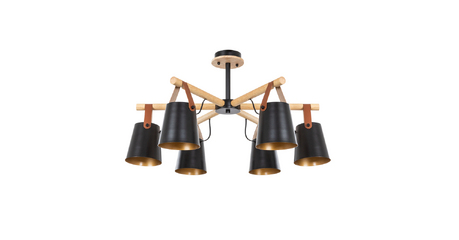 Люстра на штанге Arte Lamp Thomas A7032PL-6BK