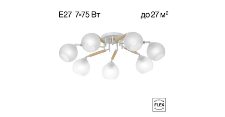 Потолочная люстра Citilux Tika CL133170