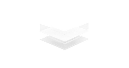 Внешний угловой соединитель для магнитного накладного шинопровода Crystal Lux Space CLT 0.213 03 WH