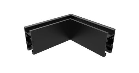 Соединитель для магнитного накладного шинопровода угловой Crystal Lux CLT 0.216 04 BL