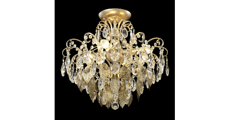 Потолочный светильник Crystal Lux ESMIRALDA PL4 GOLD