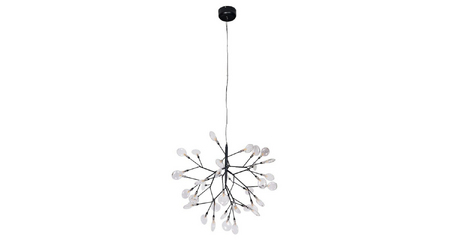 Подвесная люстра Crystal Lux Evita SP36 Black/Transparent