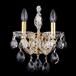 Бра Crystal Lux Isabel AP2 Gold/Transparent