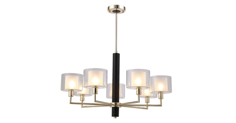 Люстра на штанге Crystal Lux MAESTRO SP-PL7 GOLD