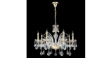 Подвесная люстра Crystal Lux MONICA SP8 GOLD