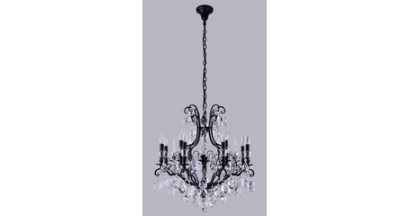 Подвесная люстра Crystal Lux Magnifico SP13 Black/Transparent