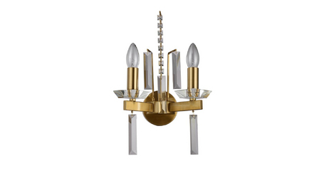 Бра Crystal Lux Marron AP2 Brass