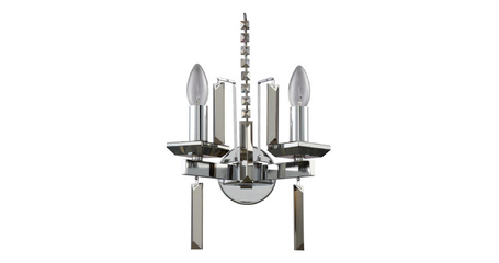 Бра Crystal Lux Marron AP2 Chrome