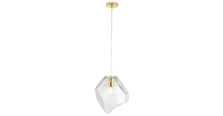 Подвесной светильник Crystal Lux NUESTRO SP1 GOLD/TRANSPARENT