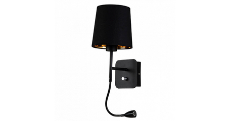 Бра Crystal Lux Pablo AP2 Black/Black-Gold