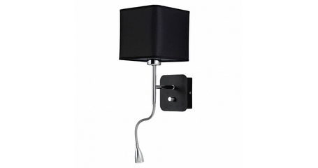 Бра Crystal Lux Paco AP2 Chrome/Black