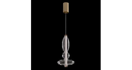 Подвесной светильник Crystal Lux QUASAR SP10W LED TRANSPARENT