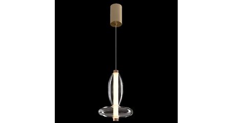 Подвесной светильник Crystal Lux QUASAR SP7W LED TRANSPARENT