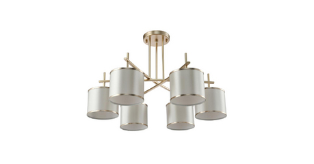 Потолочная люстра Crystal Lux Sergio PL6 Gold