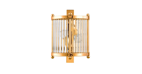 Настенный светильник Crystal Lux Tadeo TADEO AP2 GOLD/TRANSPARENTE