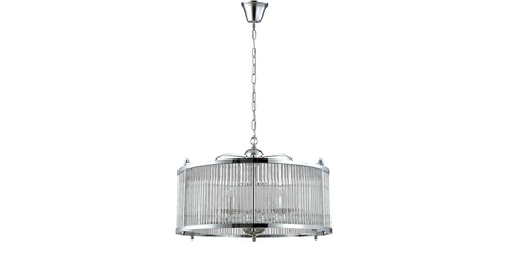 Подвесная люстра Crystal Lux Tadeo TADEO SP6 D600 CHROME/TRANSPARENTE