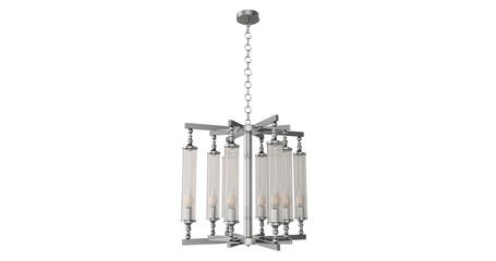 Подвесная люстра Crystal Lux TOMAS SP8 D650 CHROME