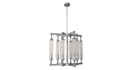 Подвесная люстра Crystal Lux TOMAS SP8 D650 CHROME