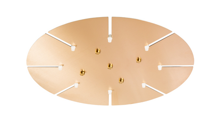 Потолочная база Crystal Lux D600-8 BRASS