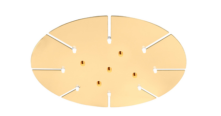 Потолочная база Crystal Lux D600-8 GOLD
