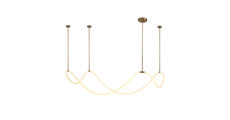 Подвесной светильник Delight Collection 10521P brass/white