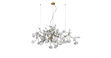 Подвесная люстра Delight Collection 10881P/L800 gold/white