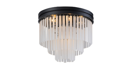 Потолочный светильник Delight Collection 1920s Odeon 771131 (KR0387C-6/P black/frost)