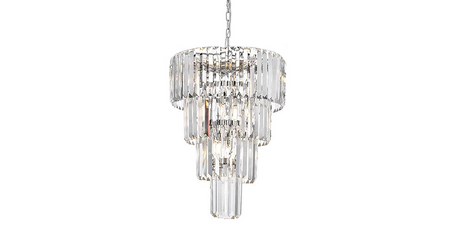 Подвесная люстра Delight Collection Helix 8114 L9 chrome