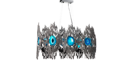 Подвесная люстра Delight Collection Boho 9275P-8A black