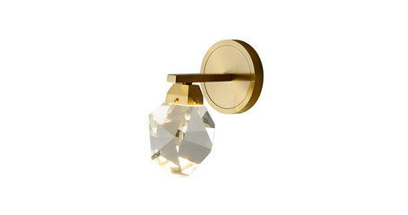 Бра Delight Collection Crystal rock II 9701W/1 brass