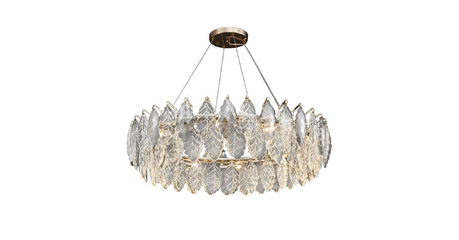 Подвесная люстра Delight Collection D8011P/R-1000 gold/smoky