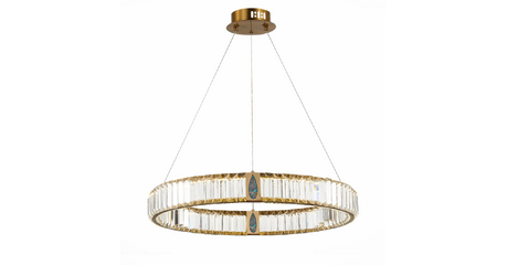 Подвесная люстра Delight Collection D8016P/R/D600 gold/clear