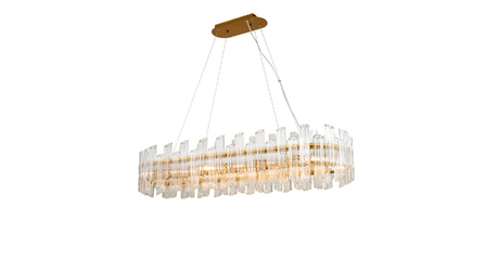 Подвесная люстра DeLight Collection Vittoria KG0769P-12L clear/ brass