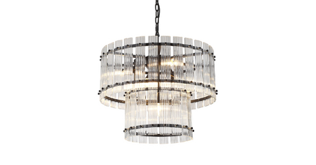 Подвесная люстра Delight Collection Ruby KG1112P-7 black/clear